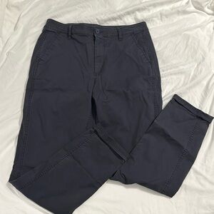 Navy chino style pants